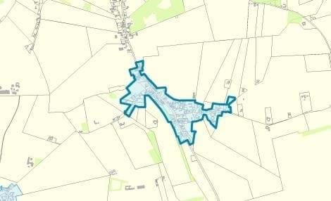 Kort der viser området ved Allerslev