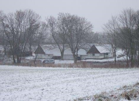 Billede af  En af de tre uudflyttede gårde i Kragevig
