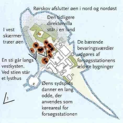 Kort over området lindholm